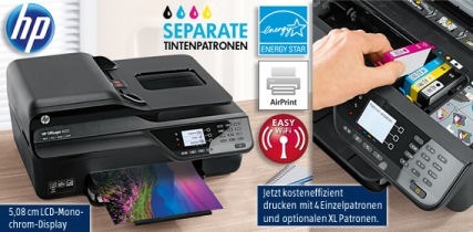 Aldi Süd: HP Officejet 4622 e-All-in-One printer, scanner, copier and Co.  for € 99.99 on sale in week 11
