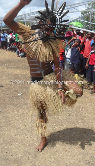 Kiwai Dancer from Western Province, Papua New Guinea