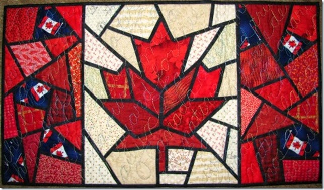 Canada Day quilt
