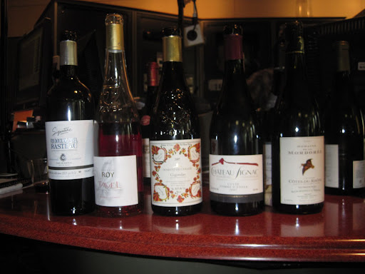 A selection of wines from the Rhone Valley courtesy of Christophe Tassan A selection of wines from the Rhone Valley courtesy of Christophe Tassan