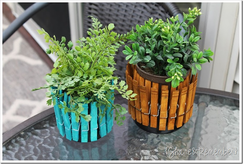 Clothespin Planters 3