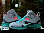 nike lebron 9 ps elite grey candy pink 7 04 LeBron 9 P.S. Elite Miami Vice Official Images & Release Date