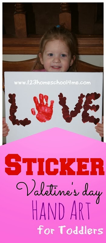 Valentines Day Sticker Hand Art Craft for Toddlers and Preschoolers! Kids will love this simple to make and beautiful craft; it will become a treasured keepsake! Valentines Day Sticker Hand Art Craft for Toddlers and Preschoolers! Kids will love this simple to make and beautiful craft; it will become a treasured keepsake!