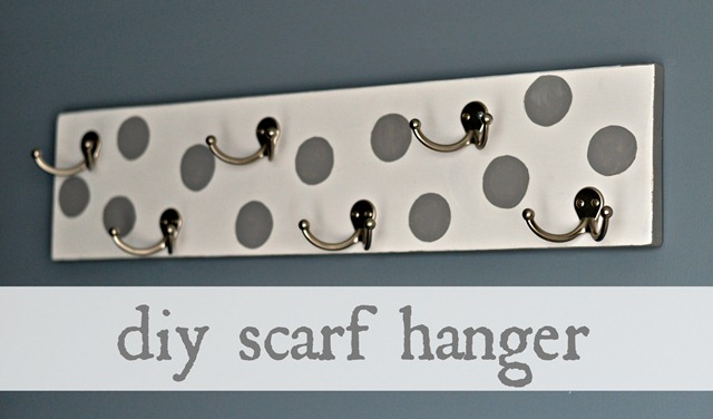 DIY Scarf Hanger from Decor & the Dog