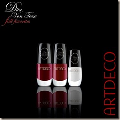 Dita Von Teese Fall Favourites Collection by ArtDeco ArtDeco