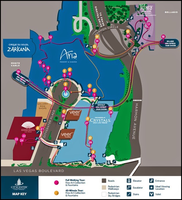 CC Fine Art Tour Map CC Fine Art Tour Map