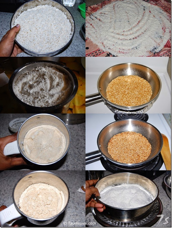 Rice murukku process 1