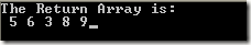 Return an Array from a Method in C#