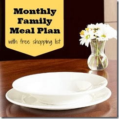 free monthly family meal plan with printable weekly grocery list free monthly family meal plan with printable weekly grocery list