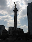 The famous "El Angel de Independencia" monument on the Paseo de la Reforma (street on which the Embassy is located, right by this monument)