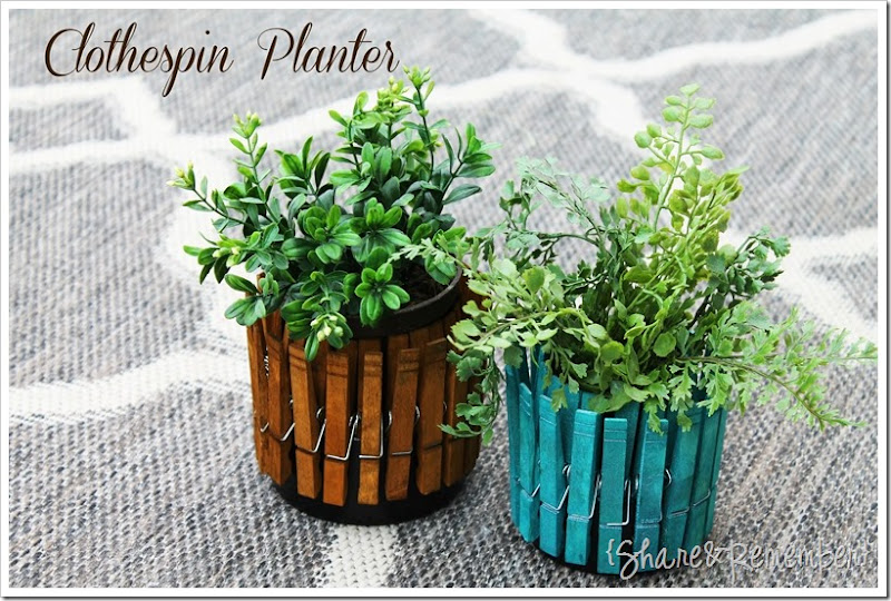 Clothespin Planter 