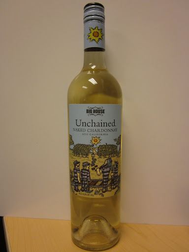 Big House Unchained Naked Chardonnay 2010, California ($9.99)