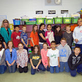 WBFJ Cici's Pizza Pledge-Grays Chapel School-Ms. Hedrick's 4th Grade Class-Franklinville