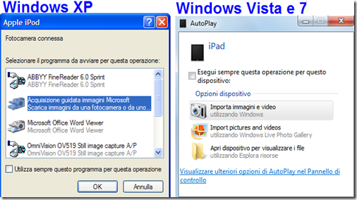 AutoPlay Windows Xp Vista e 7