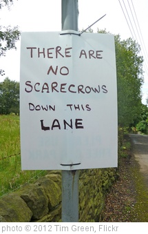 'There Are No Scarecrows Down This Lane' photo (c) 2012, Tim Green - license: http://creativecommons.org/licenses/by/2.0/