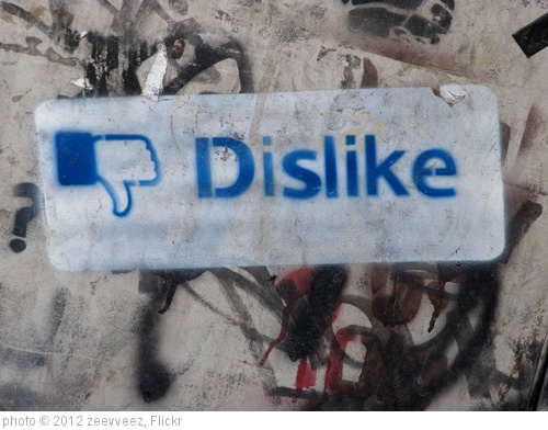'Dislike Graffiti' photo (c) 2012, zeevveez - license: http://creativecommons.org/licenses/by/2.0/
