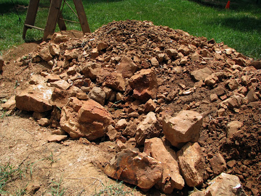 Nearly six tons of earth has been removed from the Drury dig site.
(Photo credit: Jeremy Shreckhise)
