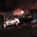 Vehicle Fire, reporting person advising one shot fired also. CHP and SSD also responded. Two vehicles involved. Gun shot sounds were actually the air bags exploding. NEWS_120125_CarFire_Antelope_#121117