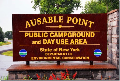 Ausable Point Sign