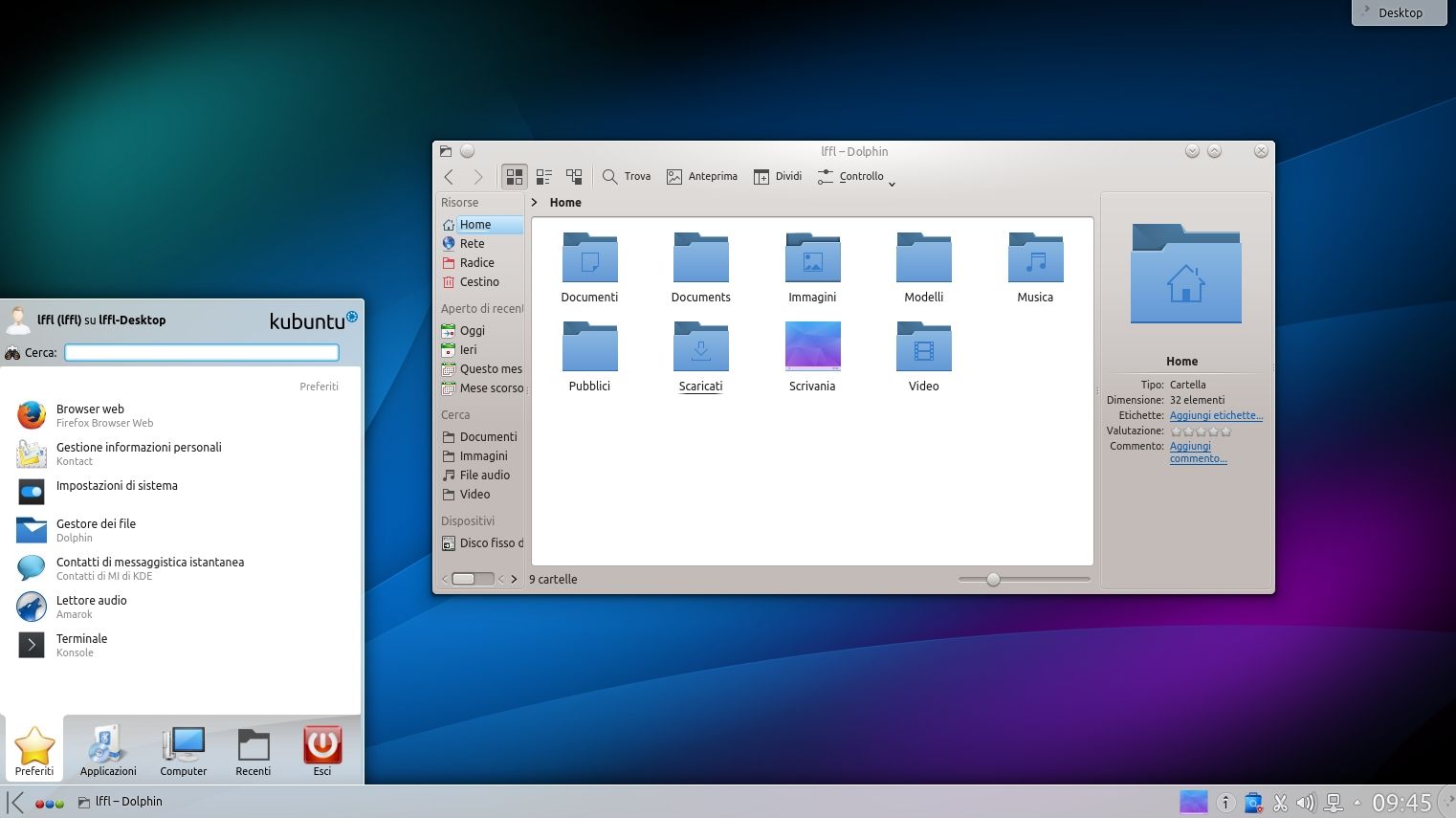 Nitrux icone KDE Plasma Next