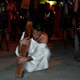 Jesús en una de sus caidas