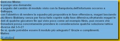 DOMANDA MATTEO PER MISTER