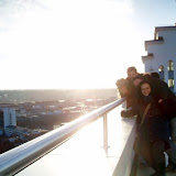 Panorama view of Kaunas from the roof of church.
