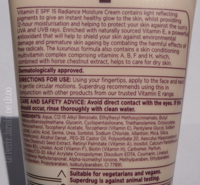03 superdrug vitamin e spf 15 radiance moisture cream 03 superdrug vitamin e spf 15 radiance moisture cream