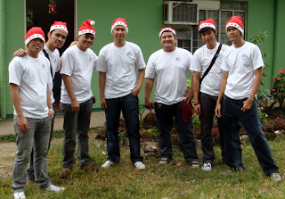 MCCID Santa Clauses (From Left): Andrew Calaycay Jr., Sir Jerome Marzan, Sir Jojo Esposa, Sir Edmond Guzman, Sir Ervin Reyes, Lucky Paltep and Kurt Patrick Galicha