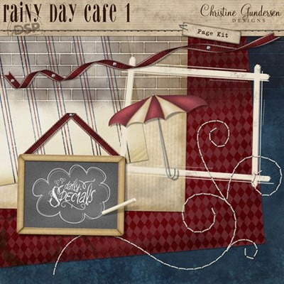 Rainy Day Cafe 1 Page Kit