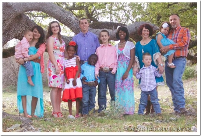 Patterson family pic Easter 2013