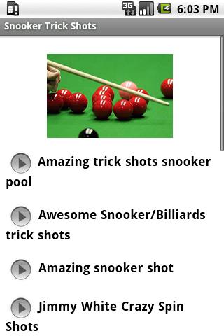 Snooker Trick Shots