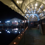 VISTA NOCTURNA PISCINA Y CARPA EVENTOS