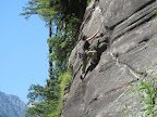 Rock climbing