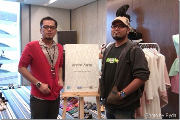 At Arefen's Booth with Achik