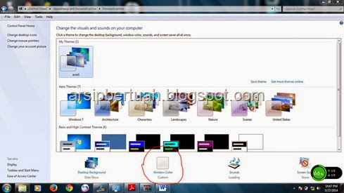 cara ganti font windows