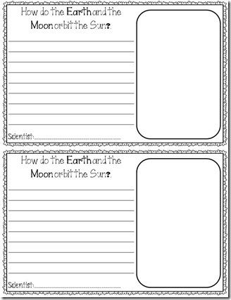 The best way to clear up misconceptions kids have is by letting them experience on their own. By making models of the Earth & Moon's orbit around the Sun, students gain a better picture of what's really going on in space. This activity is also great for interactive notebooks!