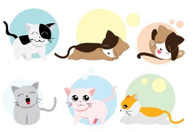 vector-gatos vector-gatos