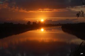 "Het kleine Paradijs" zonsondergang