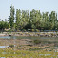 Hami - Paysage et cariole près champs de melon