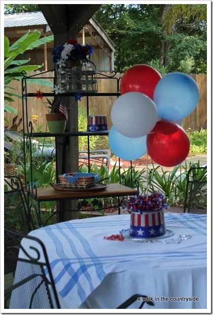 4th of july table