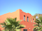 Corner of red house