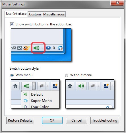 Muter Firefox Muter Firefox