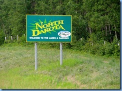 2487 North Dakota US-281 South - Welcome sign