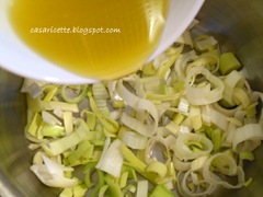 cdr zuppa di zucchine e funghi, olio e porri cdr zuppa di zucchine e funghi, olio e porri