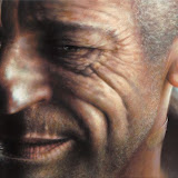 'sembrerebbe un attore francese...' oil on canvas  cm.91x46.jpg