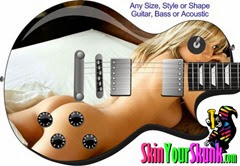 guitar-skin-sexy-bed