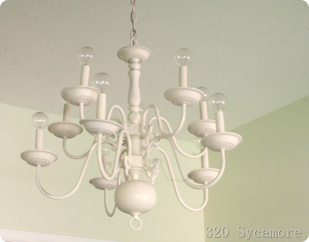 How To Paint A Brass Chandelier Diy 320 Sycamore Paint Brass Chandelier