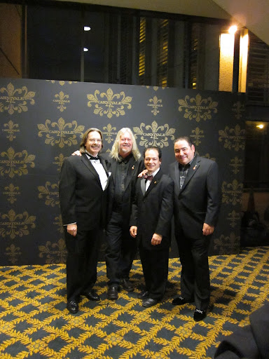Winemakers Bob Cabral of Williams Selyem, Jim Clendenen of Au Bon Climat, and Larry Stone of Evening Land brought the wine.