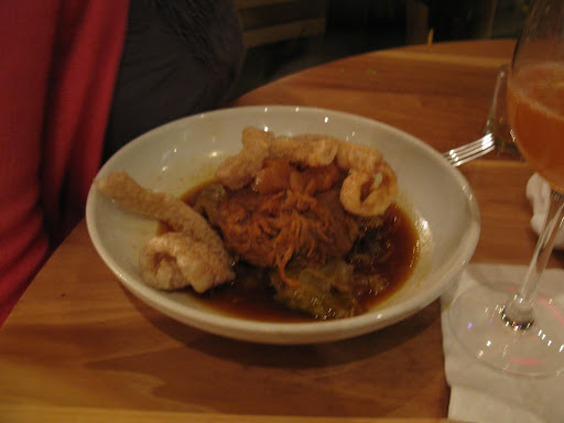 Cochon at Cochon, we had to try it.  It had cabbage mixed in, so it reminded me of the Polish stuffed cabbage recipe I make with my mom at the holidays.